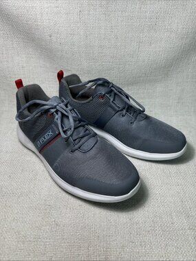 FootJoy Flex Spikeless Golf Shoes Mens Size 9.5W Gray FJ Comfort Sneakers #56122